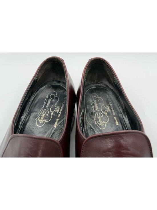 Florsheim Imperial Monk Strap Dress Shoes Burgundy Oxblood Leather Men’s 8.5 D main image 11